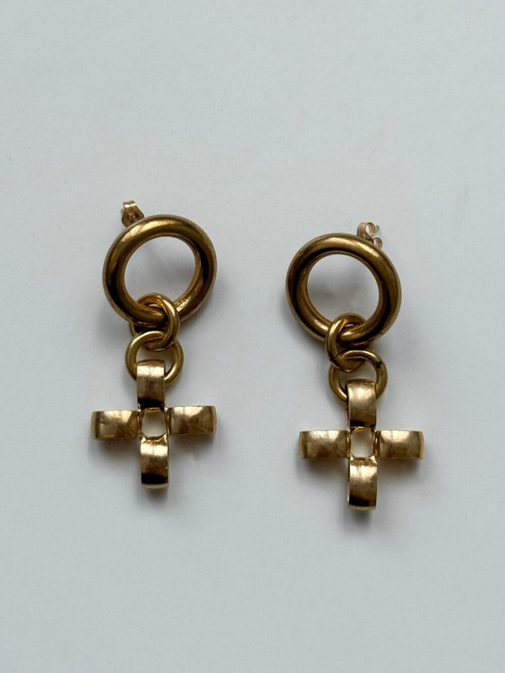 Laura Lombardi Fiore Earrings Gold - Picture 2 of 4